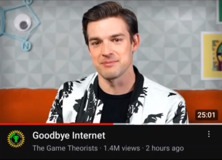 JayLxfer's tweet photo. Goodbye MatPat, you will truly be missed... #ThankYouMat https://t.co/1fzUkVZf3o