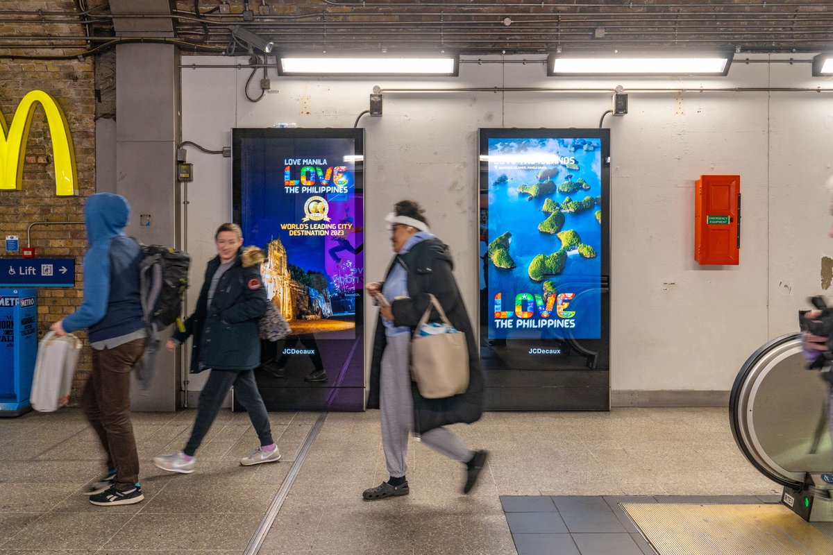 A few stills from the Love The Philippines activation at Waterloo Station. 😍 #lovethephilippines #outofhome #dooh #travelmarketing #destinationmarketing