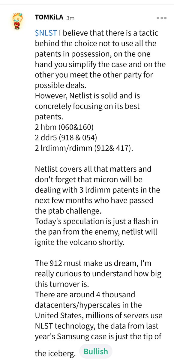 ViniciusSaoP's tweet photo. Something from my friend Tomkila regarding #Netlist $NLST an American company that you can buy OTC
Always DYOR https://t.co/10zQew1f7G