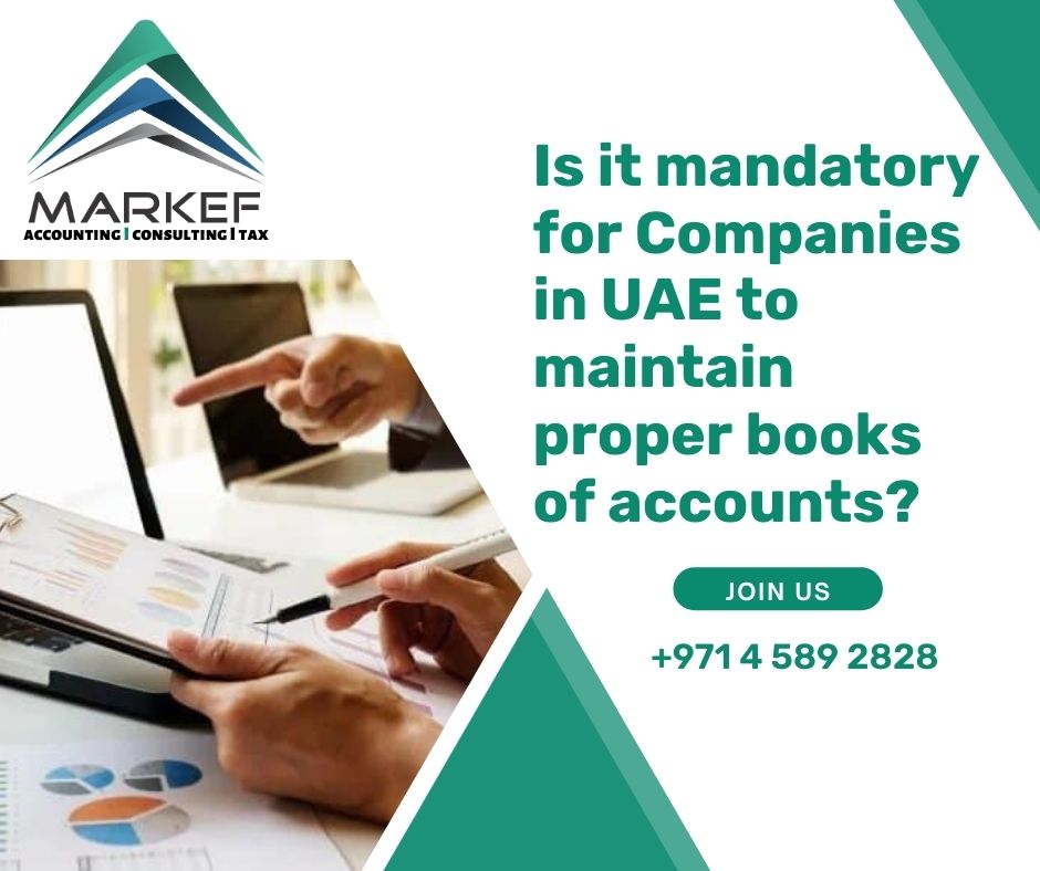 MarkefAccount's tweet photo. As per UAE Commercial Companies Law, Federal Law No 2 of 2015, every Company is required to maintain proper books of accounts and appoint a registered auditor to get its books of accounts audited every year.

Visit https://t.co/3vz3n85EUL https://t.co/RogQYirKQ5
