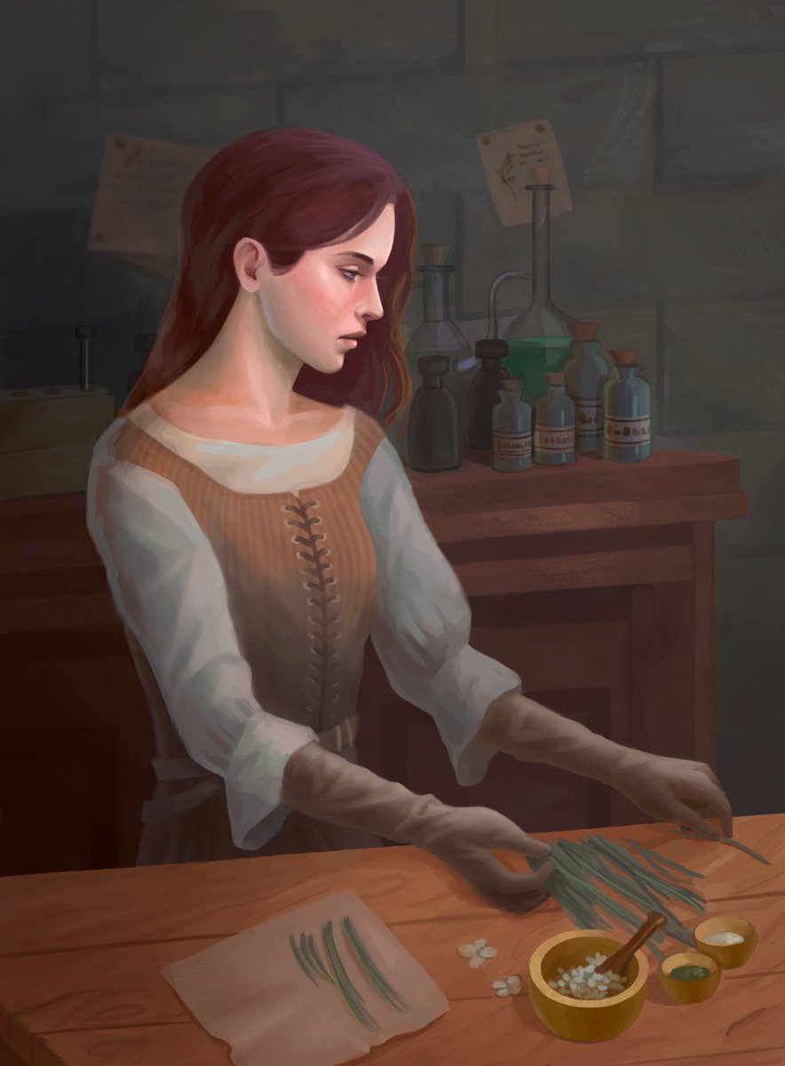 m_skoll's tweet photo. Hi #PortfolioDay ! 

I'm Maria, a digital artist.  I paint fantasy illustrations and portraits🌿

#PortfolioDay2024 https://t.co/NEu0S8ggZD