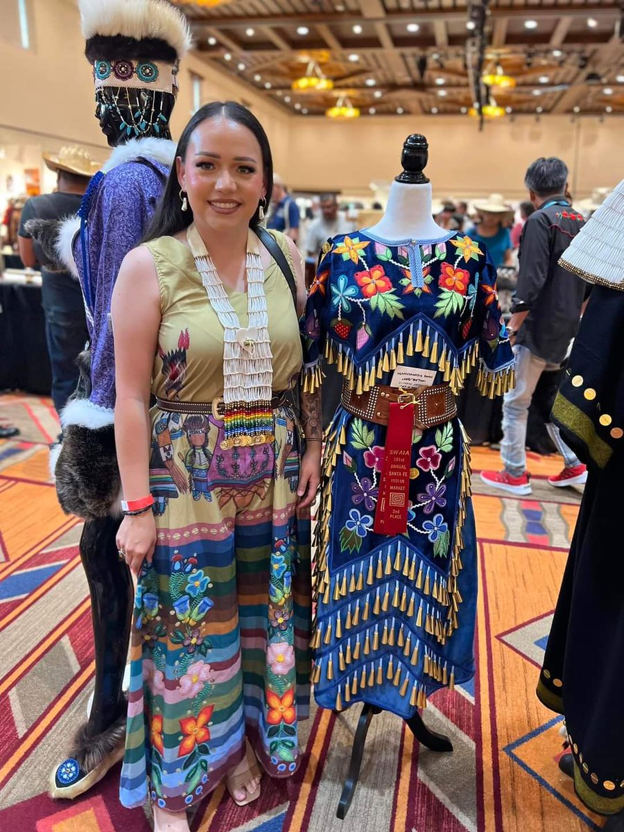 Osamuskwasis bringing home 2nd place here at SWAIA - Santa Fe Indian Market