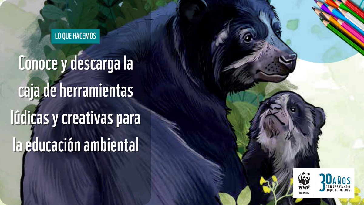 🖍️🎨📚 Te presentamos un kit abierto que reúne recursos gratuitos, metodologías, juegos e información en temas como:   

🌏 Cambio climático  
🚲 Movilidad sostenible  
♻️ Gestión de residuos  
🦜 Biodiversidad   
🌲 Bosques  

Descárgalo en ➡️ bit.ly/3tRGhdK