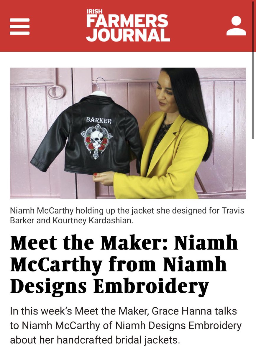 “I actually started off when I was in university selling my old clothes on Vinted, Depop and eBay, which is a really easy place to start.“

Thank you so much Grace Hanna for this gorgeous article in <a href="/IrishCountryMag/">Irish Country Magazine</a> in The Irish Farmers Journal! 

lnkd.in/e_86_3R7