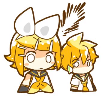 【#犬飼さんの毎日ミニキャラ】 「Σ(・ω・)」  collaborationスタンプ企画で作ったスタンプ『オフ会で使える鏡音リン&鏡音レンスタンプ』のひとつです。  ▼スタンプについて詳しくは(FANBOX記事)   ▼現行販売中のLINEスタンプ 