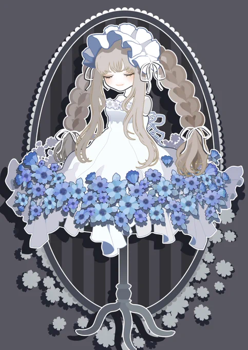 明日もきっといい日だよ皆様おやすみなさい良い夢を#おやすみ #絵柄が好みって人がいればいいなぁ  #イラスト #お絵描き #創作 