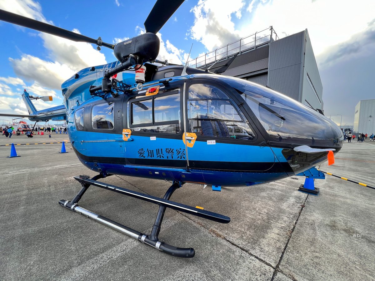 あいち航空ミュージアムで見ることのできるヘリコプターたち。愛知県