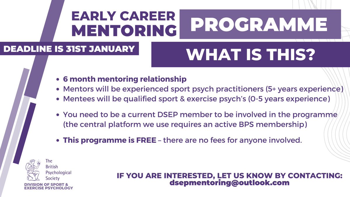 BPS Sport & Exercise Psychology (DSEP) tweet media