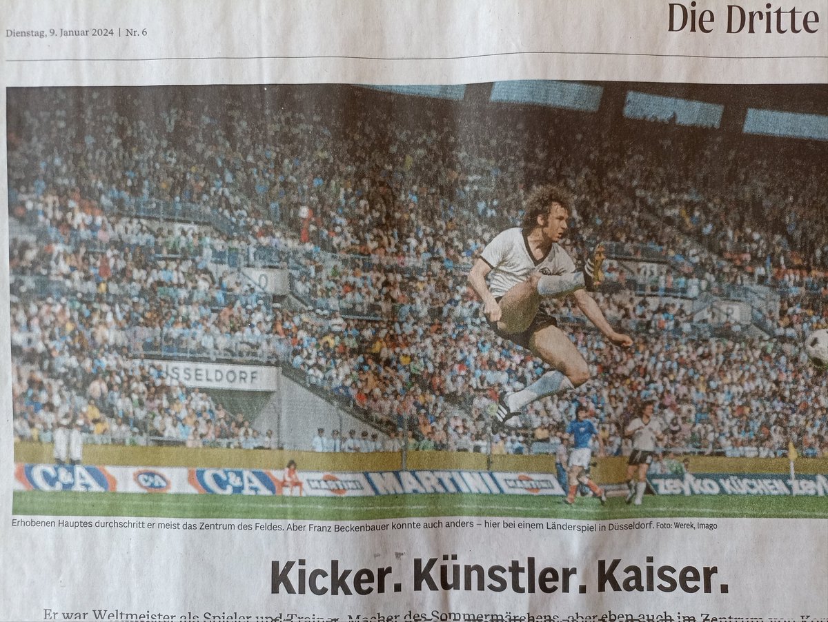 WM 74: Jugoslawien - Deutschland 0:2 #FranzBeckenbauer - #Kaiser - Künstler - #Libero ...und ich im Stadion live dabei! #LandsbergerTagblatt #AugsburgerTagblatt