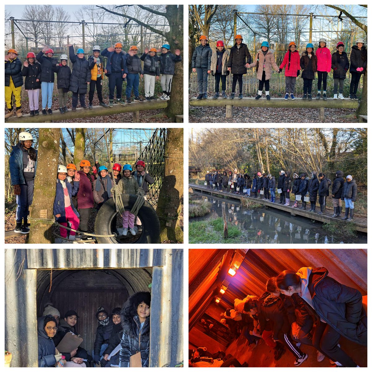FeatherstonePr2's tweet photo. For our #Year6 at Sayers Croft, an afternoon of #teamchallenges #ponddipping #WW2bunker @SayersCroft_  #sayerscroft #outdooradventures #outdoorlearning
#YR6residential #newexperiences https://t.co/tobN0QUJgS