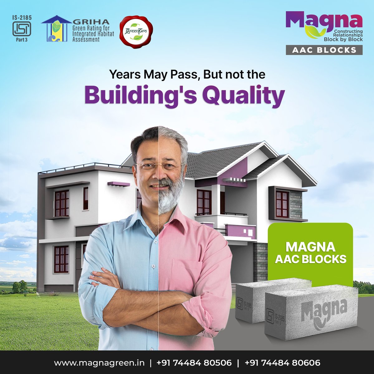 magnagreen_in's tweet photo. Magna #AACBlocks are manufactured with the best-grade raw materials, delivering highly durable blocks that sustain many decades.
https://t.co/s85RjUFNX7
#AACBricks #AAClightweightblock #Construction #BuildingBlocks #AutoClavedaeratedConcrete #AACBlocksforBuilding #MagnaGreen https://t.co/c1MFTbiRaZ