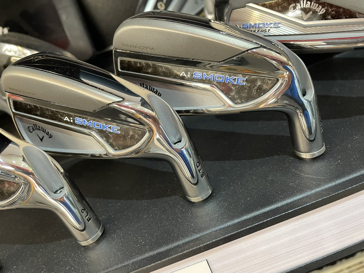 WragBarnProShop's tweet photo. Brand New in for Fitting and Demo use is the new @callawaygolfeu Ai Smoke Range of Woods, Hybrids &amp; Irons 😮‍💨

Book a fitting in with us now and one of our fitting technicians can take you through the Clubs ☎️ 01793 766027 https://t.co/0SHUClRR1j