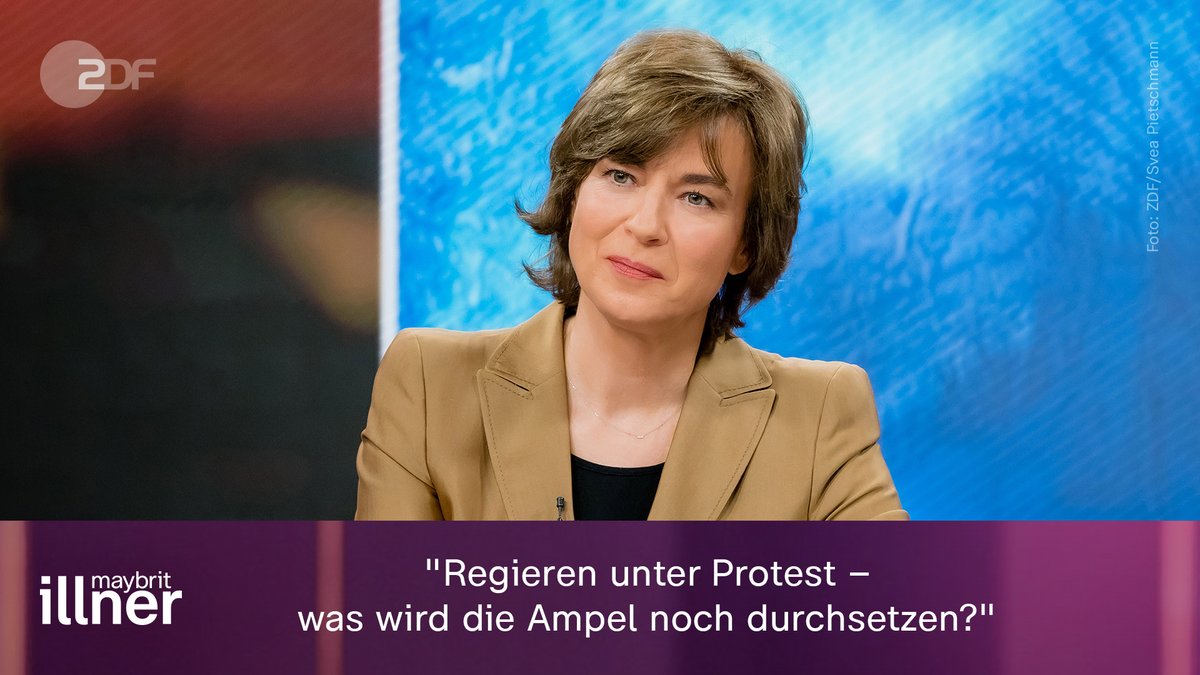 'Regieren unter Protest – was wird die Ampel noch durchsetzen?' #illner morgen 22:15 📺ZDF Mit @cem_oezdemir @HendrikWuest Juli Zeh @FuestClemens @maria_fiedler Mehr Infos 👉kurz.zdf.de/6oTB/ #Bauernprotest #Streik #Haushalt #Ampelregierung #Schuldenbremse #Kürzungen