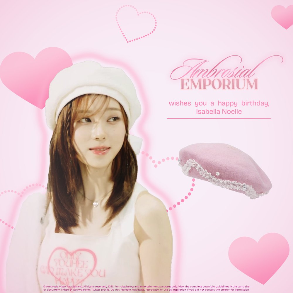 ambrosiafiles's tweet photo. ⠀

                    𝓐𝑚𝑏𝑟𝑜𝑠𝑖𝑎𝑙  𝓔𝑚𝑝𝑜𝑟𝑖𝑢𝑚  🧚‍♀️✨
                   wishes you a happy birthday!

⠀ https://t.co/LStqGqHQCo