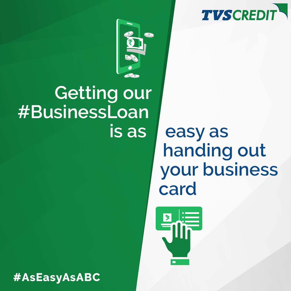 TVSCredit's tweet photo. Elevating your business with an investment boost is as easy as saying A, B, C!
Scale your business to greater heights with the support of our #BusinessLoans!
Click here to apply: https://t.co/2WH2fuDZdh
#TVSCredit #AsEasyAsABC #BusinessLoans #EasyLoans https://t.co/8Td5QZHmko