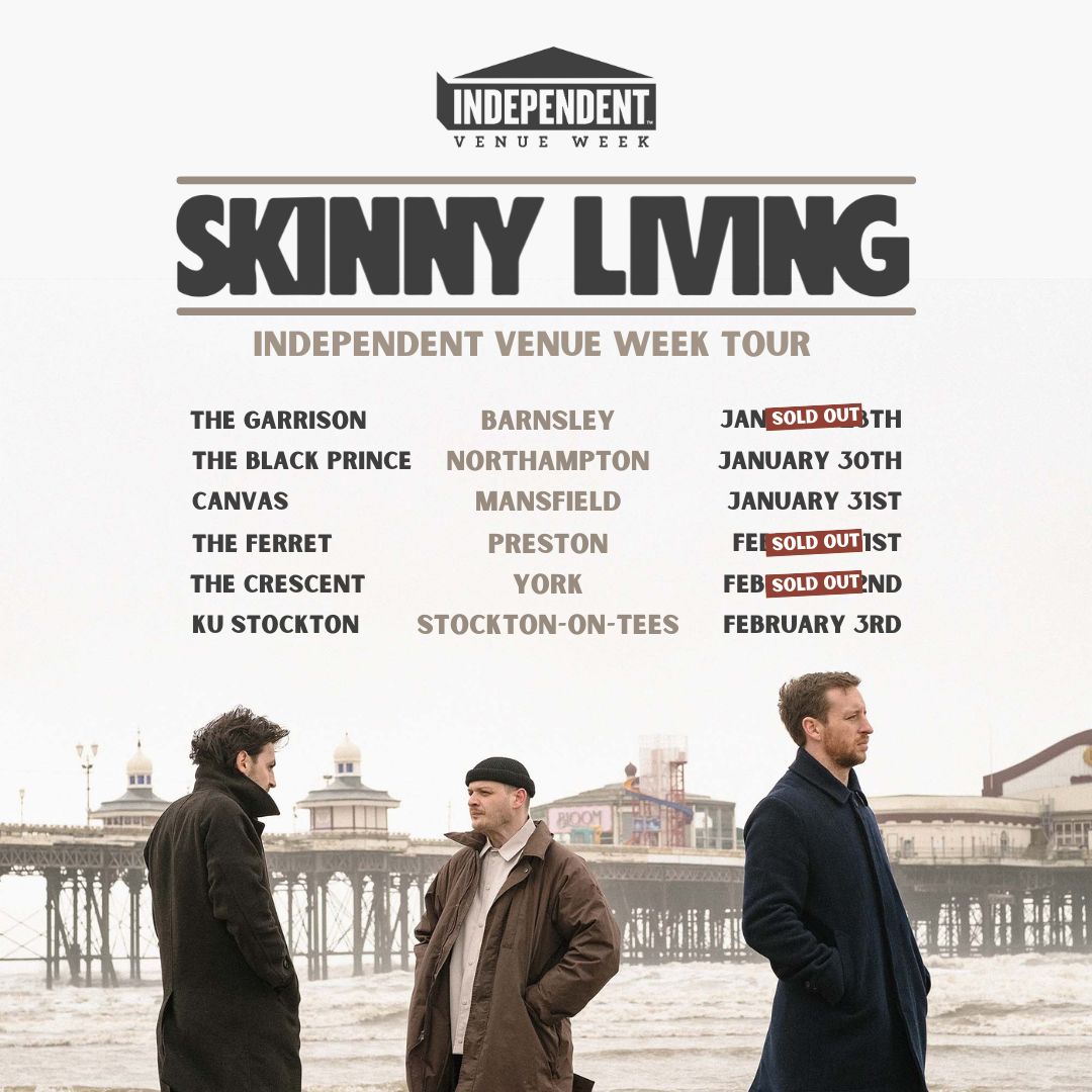 bedmarmusic's tweet photo. Half of the tour already sold out and low tickets available for the other half!

Grab yours whilst you can: https://t.co/2TjPrQMVRB 🎟️

#IndependentVenueWeek @skinnylivinguk @IVW_UK https://t.co/iMaD7jYEkP