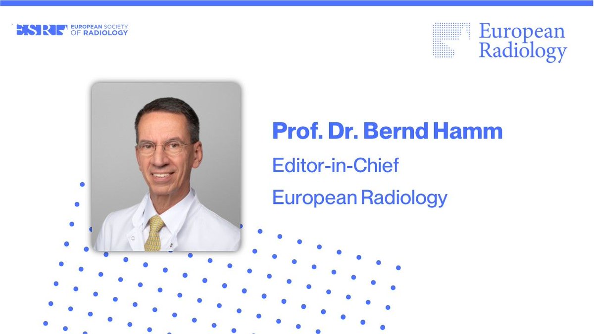 European Radiology (@eurradiology) on Twitter photo <a href="/ChariteBerlin/">Charité - Universitätsmedizin Berlin</a> 🚀 We are thrilled for this new era under Hamm's leadership and are excited to see the journal continue to thrive and succeed!
Read the inaugural Editorial here 👉 buff.ly/47uWALv <a href="/ChariteBerlin/">Charité - Universitätsmedizin Berlin</a> 🚀 We are thrilled for this new era under Hamm's leadership and are excited to see the journal continue to thrive and succeed!
Read the inaugural Editorial here 👉 buff.ly/47uWALv