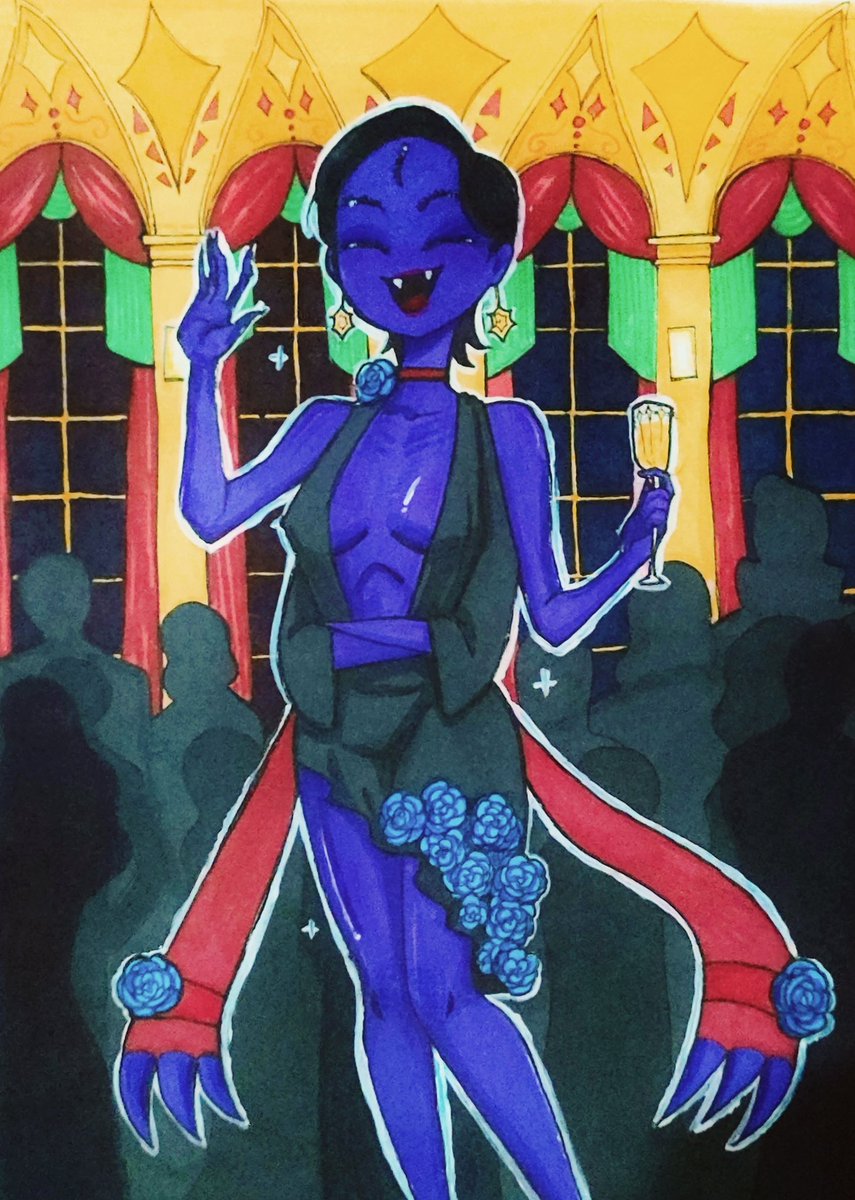 Avan_Turine's tweet photo. my tablet is broken. I had to use physical materials, and I have little control over them. 

Well... as soon as the tablet is fixed, I'll redraw it all https://t.co/DI9jxhHGEN