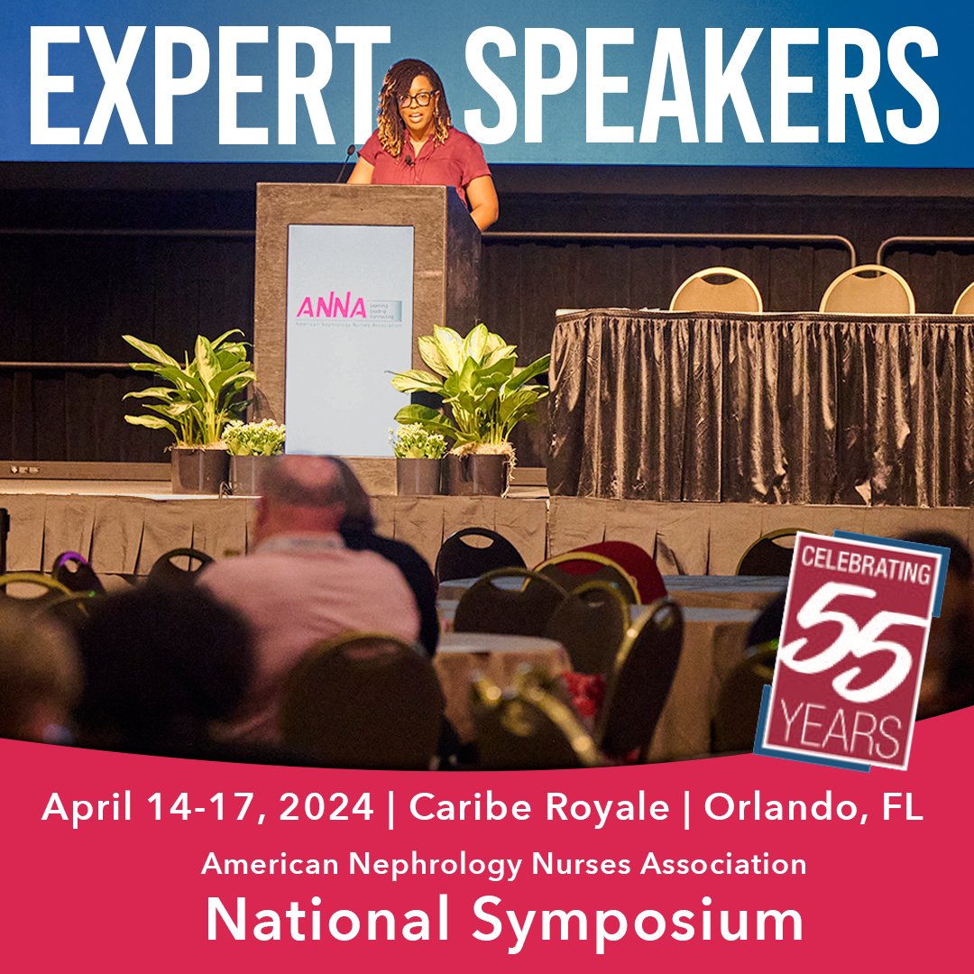 Join your colleagues at the 2024 ANNA National Symposium and learn from expert speakers about the latest issues and advances in the nephrology nursing speciality! 🩺 #nephrologynursing 

Register by 2/16 to save👇
annanurse.org/education-even…