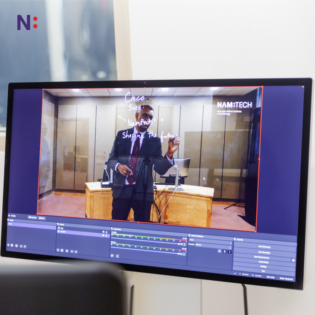 With the <a href="/cisco_in/">Cisco India</a> team’s visit to NAMTECH campus, we have begun a collaborative journey towards creating an industry-ready talent pool. We thank <a href="/Harishkrishnan/">Harishkrishnan</a> <a href="/Vinodmumbai/">Vinod Karumampoyil</a> <a href="/ishvindercs/">Ishvinder Singh</a> for their perspectives and support.  

#CyberSecurity #Industry4point0