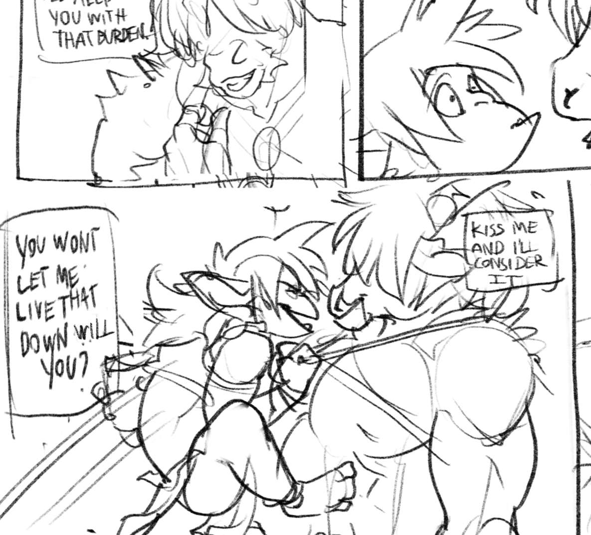 While I'm a little preoccupied, I'm workin' on another short of these 2👍