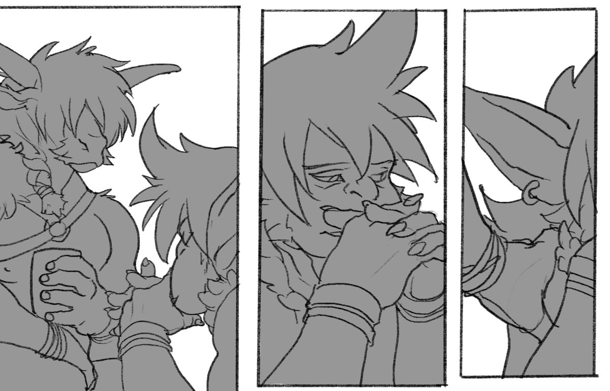 While I'm a little preoccupied, I'm workin' on another short of these 2👍