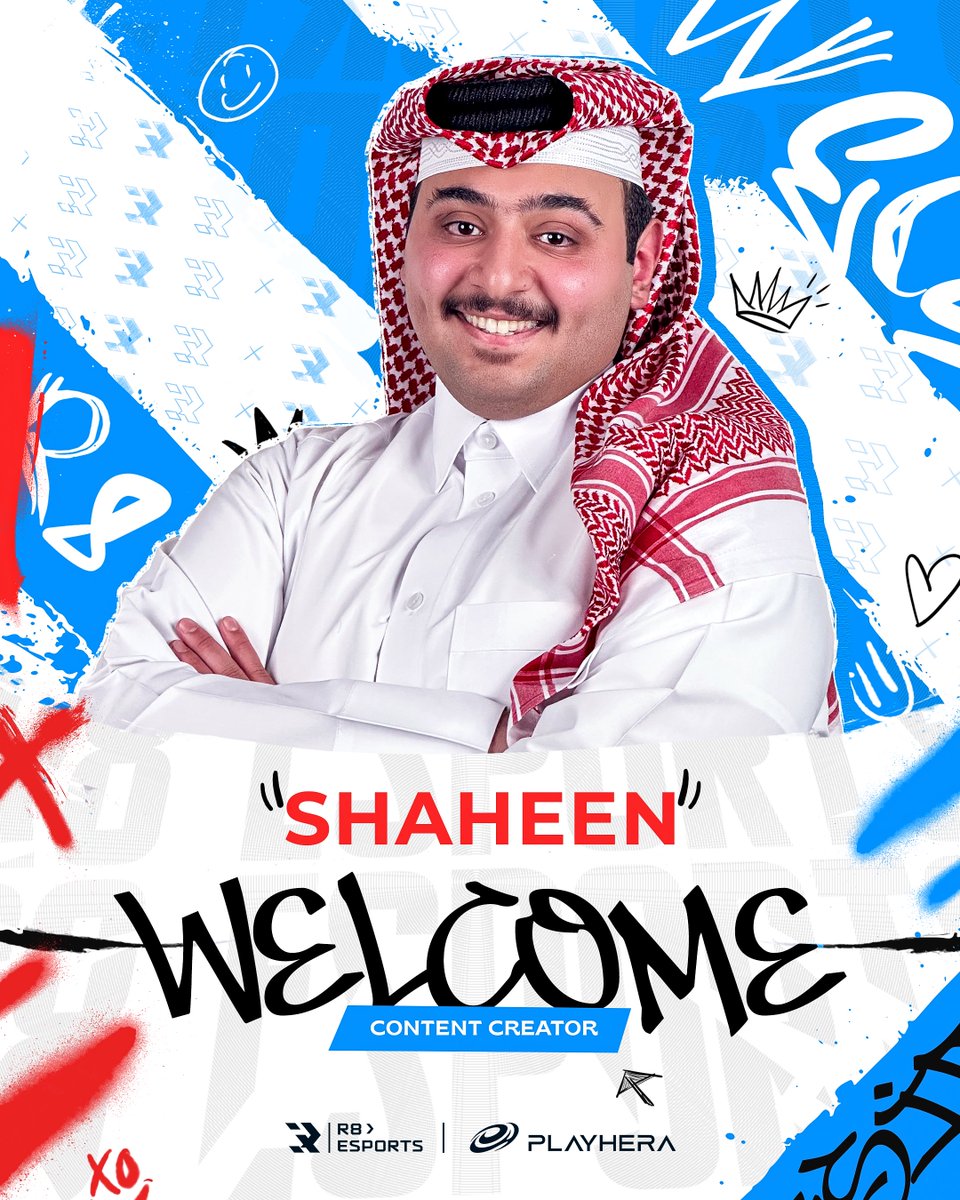 R8xesports's tweet photo. صانع محتوى جديد ببداية جديدة 🤩 

ياهلا وسهلا بشاهين.. الجاي معك أقوى يابطل @king_sh9 🫵🏻💙 https://t.co/EpC0eWbFlQ