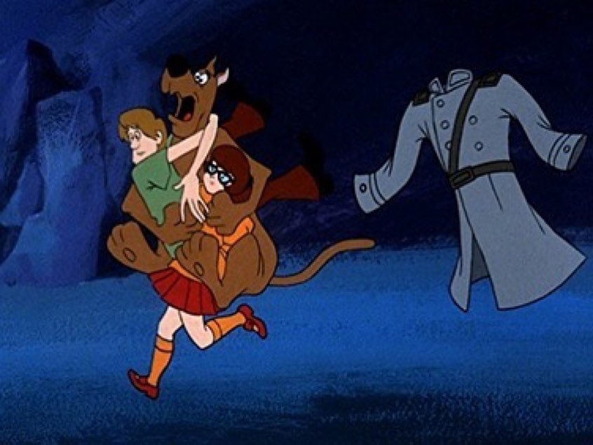 ScoobyandCam's tweet photo. Happy 54th Anniversary to “A Night of Fright is No Delight”. This episode is from “Scooby-Doo, Where Are You!” Season 1, episode 16. This episode aired on January 10th, 1970.

#ScoobyDoo #ScoobyDooWhereAreYou  #PhantomShadow #Fred #Daphne #Velma #Shaggy #MysteryMachine https://t.co/v9JhaxYl0L