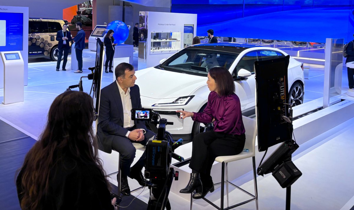 Back at it for #CES2024 with @YahooFinance taking about where automated driving goes next with @AmnonShashua