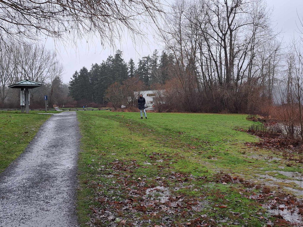 OriginalGCG's tweet photo. Happy #FaultFriday! GCG member B.T. recently made the rainy trek to see the two (terrestrial) ends of the XEOLXELEK-Elk Lake fault in BC, Canada, newly discovered by @NHarrichhausen et al last December. You can read their article here: https://t.co/CNMA4ejsV2 https://t.co/usszZhJ0Mt