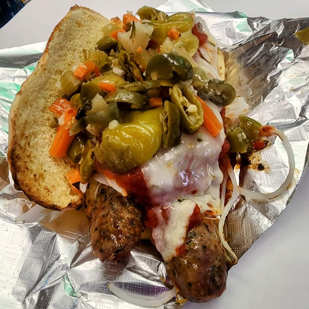 joefassi_stl's tweet photo. Who likes their sandwich spicy? Try #JoeFassi homemade #salsiccia topped with #giardiniera! https://t.co/GUkK9tmATB