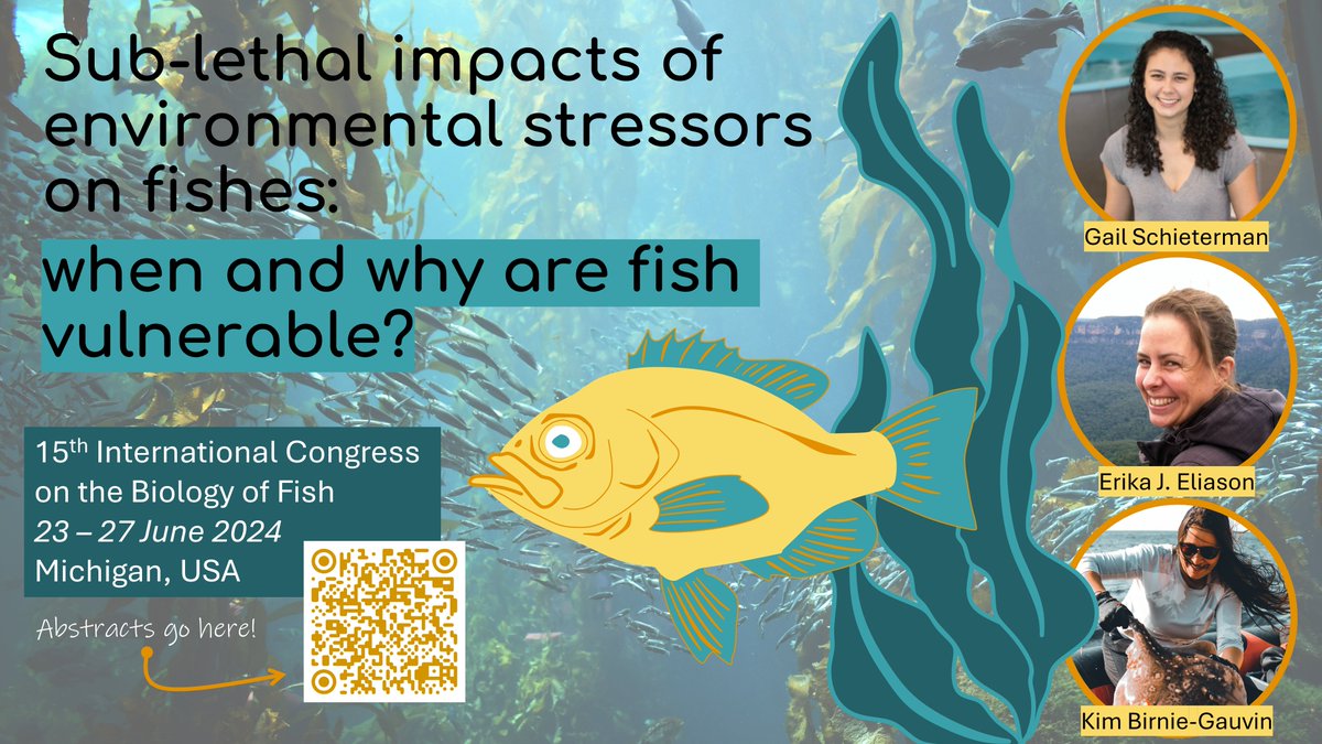 Gail Schwieterman, PhD (@gdschwieterman) on Twitter photo Do you ever think about sub-lethal impacts of stress on fish? 🐟 If so, we want YOU to contribute to our session at <a href="/ICBF_2024/">International Congress on the Biology of Fish</a>! Come nerd-out as we discuss vulnerability to environmental stress across all different species and life stages 🤓 Do you ever think about sub-lethal impacts of stress on fish? 🐟 If so, we want YOU to contribute to our session at <a href="/ICBF_2024/">International Congress on the Biology of Fish</a>! Come nerd-out as we discuss vulnerability to environmental stress across all different species and life stages 🤓