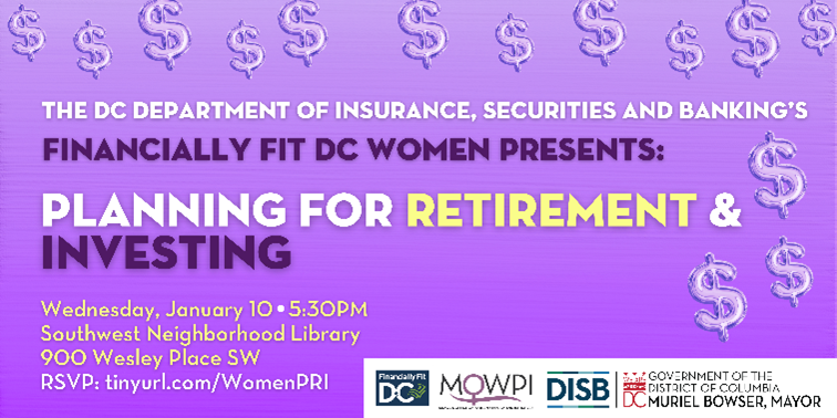DCDISB's tweet photo. If you are a woman who is planning for retirement and interested in learning more about investing your hard-earned money, it’s not too late to join us TONIGHT! Register by 4 p.m. for our in-person workshop.
Register here: https://t.co/uPlsdqW9Mx
#MOWPI https://t.co/NtDD0Dkgl3