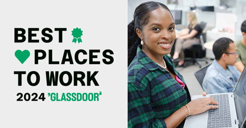 nvidia's tweet photo. Thanks to our employees, NVIDIA is the No. 2 best place to work in the U.S., according to @Glassdoor. Discover why it’s like no place you’ve ever worked: https://t.co/q42eTe7eCx #NVIDIAlife #GlassdoorBPTW