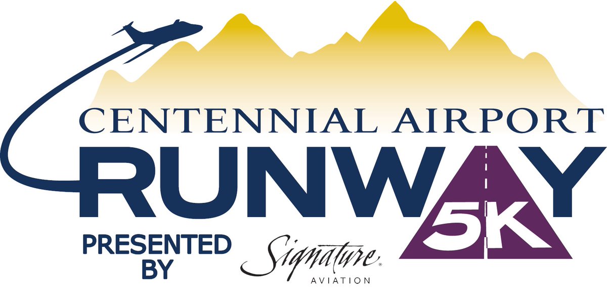 FlyCentennial's tweet photo. It's been just over a week since we have opened registration for the Centennial Airport Runway 5K presented by @SignatureFBO and we already have well over 100 runners signed up! Thinking about joining us? Sign up before it's sold out! https://t.co/MrEgnC8yzW https://t.co/P52wFjpPsP