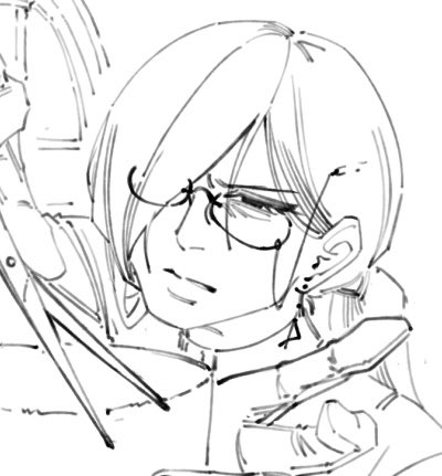 I didn't know that I need Yuri with glasses and low ponytail 