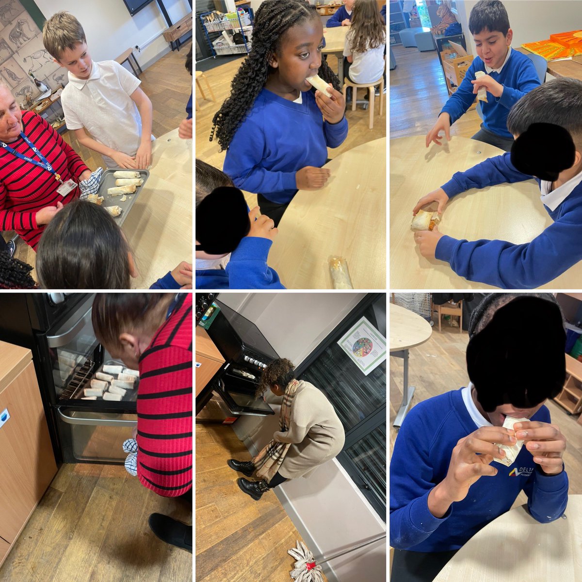 MrsJina2's tweet image. Year 5s prepared Vegetable spring rolls today. Pupils worked in groups to create the mixture and roll their spring rolls. @ClassroomK @DeltaSouthmere 

#cookinglesson #teachertwitter #cookingfood #teacherlife #edutwitter #ukedchat