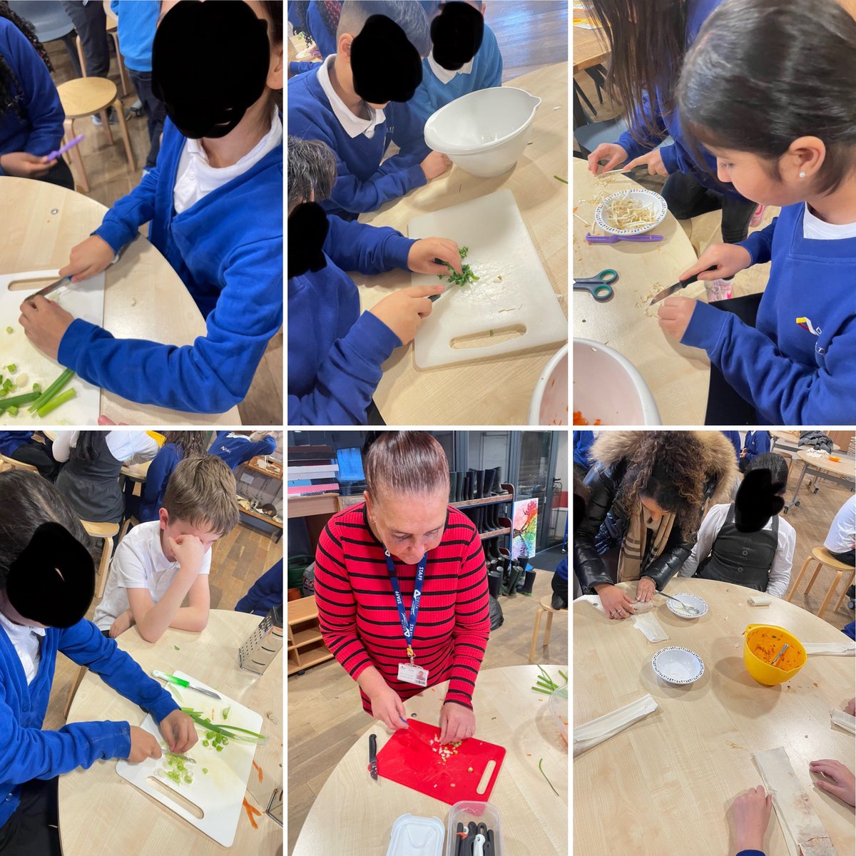 MrsJina2's tweet image. Year 5s prepared Vegetable spring rolls today. Pupils worked in groups to create the mixture and roll their spring rolls. @ClassroomK @DeltaSouthmere 

#cookinglesson #teachertwitter #cookingfood #teacherlife #edutwitter #ukedchat