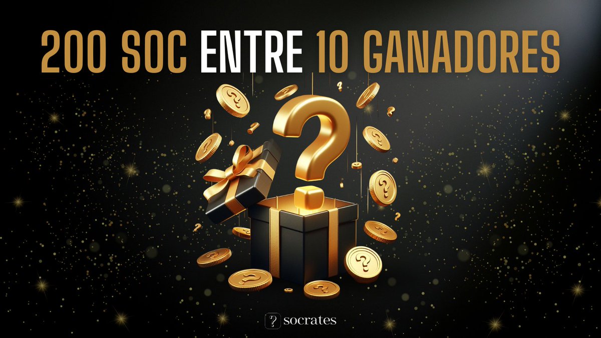 SocratesLat's tweet photo. ¡Participa y Gana con Sócrates! 🌟 

Resuelve tareas, acumula puntos y sé uno de los afortunados ganadores del Premio 200 $SOC. 

Sigue a Sócrates en redes, completa las acciones y deja tus datos para entrar en la competencia. ¡Duplica tus oportunidades si ya tienes un SBT o NFT de Sócrates! 

🚀 Si aún no tienes el tuyo, crea una cuenta con el código promocional para que te reembolsemos el valor del pen al finalizar la campaña.

¡Únete ahora y entra en la carrera por increíbles premios! 🏆

➡️https://t.co/LwjuOd0QoN

 #SócratesLatam #GanaConSócrates #Promoción 🎉