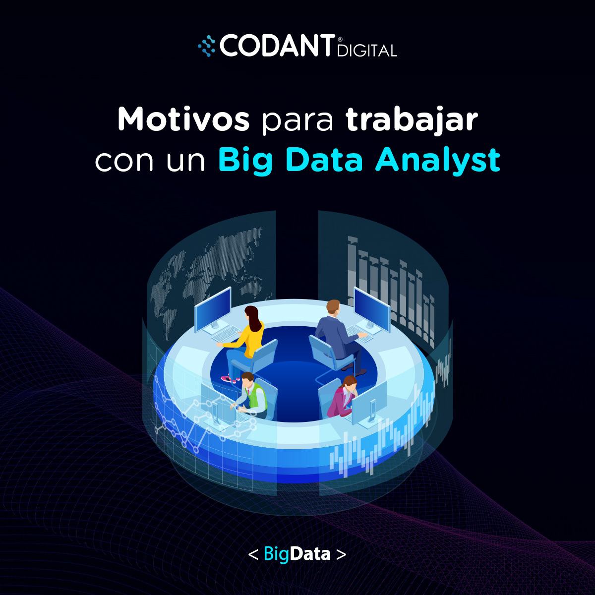 Codant_Digital's tweet image. Un #BigDataAnalyst interpreta los datos de una empresa para establecer estrategias que cumplan con sus objetivos. 🤝💻
En #CodantDigital tenemos a los mejores Analistas de Datos que te pueden ayudar 👉 codantdigital.com/servicios.html
#BigData #DesarrolloWeb #Coding