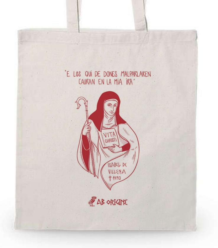 revistaborigine's tweet photo. ⚠️ SORTEIG DE TOTEBAGS DE TEMÀTICA HISTÒRICA ⚠️

Ens fa moltíssima il·lusió presentar-vos aquestes meravelloses il·lustracions que ha fet la Laura Molner (@uralanormel) de Joan de Canyamars, Teresa Claramunt, Isabel de Villena i Joanot Colom 🔪✊✝️🫵 https://t.co/uzAcnr9WdR