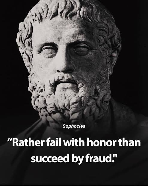 But….they may not know who Sophocles was or what he meant…😁😁😁