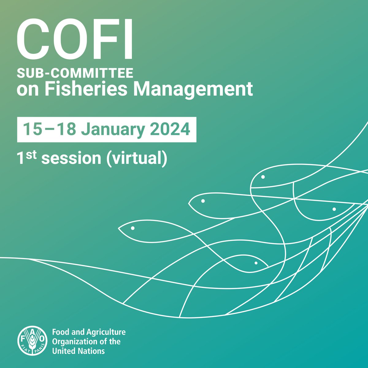 The inaugural session of #COFIFishManagement is approaching! 

The newly established body is geared to provide technical &amp; policy guidance on #fisheries management for a responsible &amp; sustainable sector.

Join the opening 👉 bit.ly/48pu1Av

🔗 bit.ly/3vxlWuY