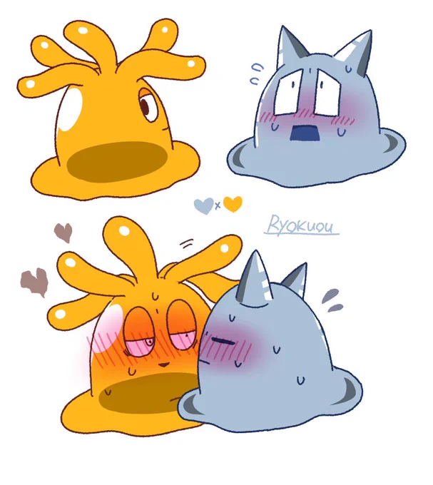 力ナ🩶×🧡ナ才……流行らんかなぁ… 
