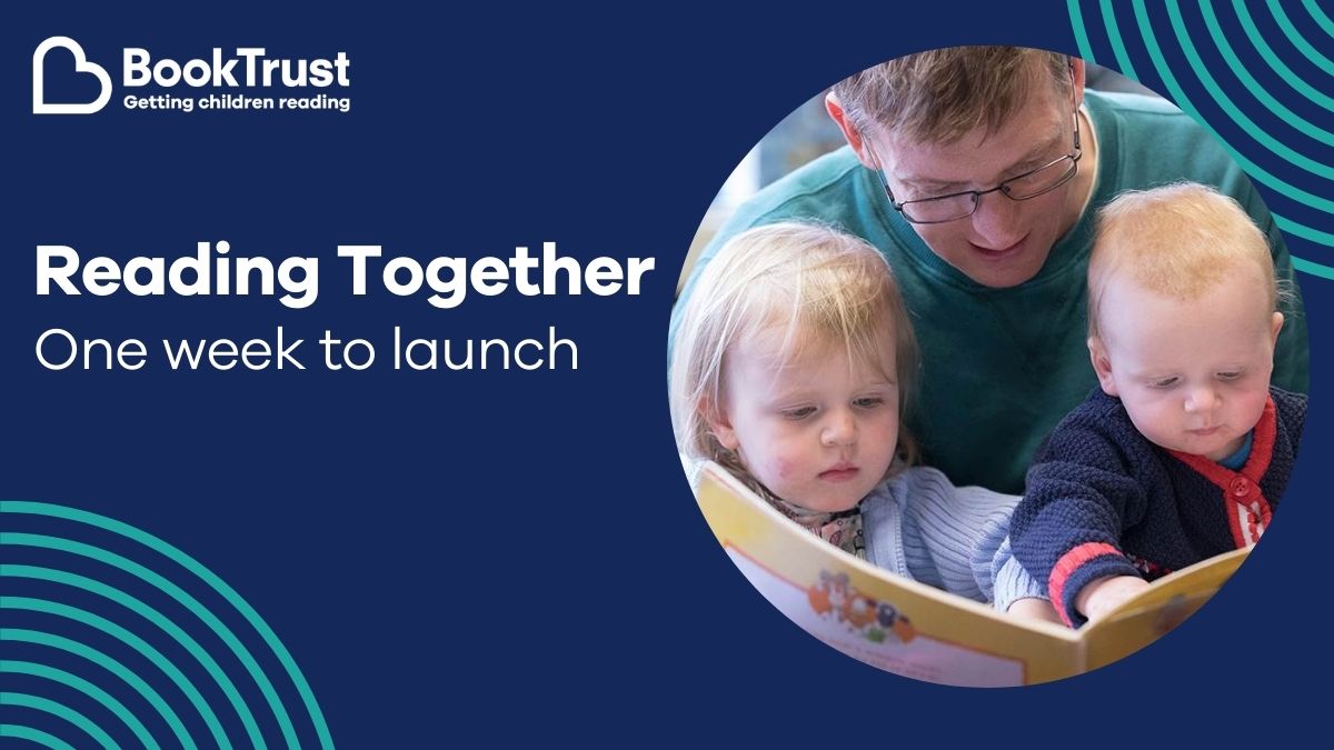 Booktrust's tweet photo. One week today we'll be launching #ReadingTogether, our brand new initiative to highlight the importance of shared reading!

Stay tuned 👀 https://t.co/SRGYSATqPq
