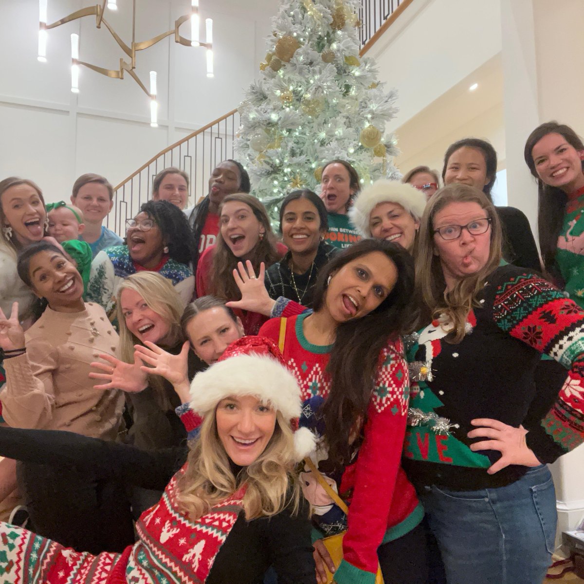 Every year, our department's Ladies of Anesthesia group organizes a holiday party for women residents, fellows, and attendings! The ladies gather at a colleagues home to share gifts and many laughs.