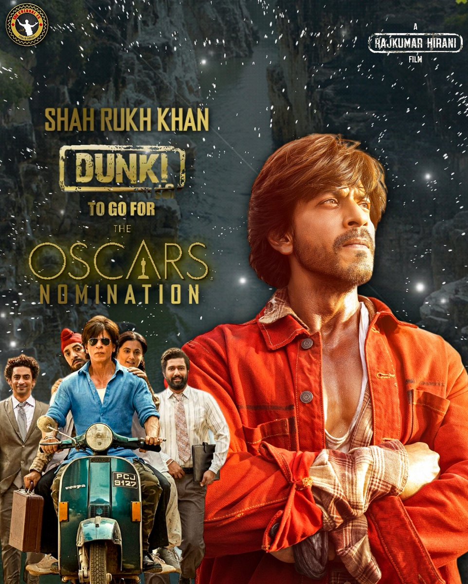 SRKCHENNAIFC's tweet photo. Shah Rukh Khan starrer #Dunki directed by #RajkumarHirani to go for Oscar Nomination 💯❤. 

Happiest and proudest moment for all of us🇮🇳❤. 

#SRKonCNNNews18 #IndianOfTheYear
#ShahRukhKhan @iamsrk 

SRK INDIAN OF THE YEAR
@RedChilliesEnt @RHFilmsOfficial @RajkumarHirani https://t.co/fooqU3DBUw