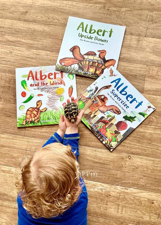 AlbertTortoise's tweet photo. Please keep sharing YOUR amazing #human and #tortoise poses with our #ALBERTthetortoise goodies. Posing now possible with six ALBERT #picturebooks, #BoardBook and #ActivityBook https://t.co/sGYhBlFUhP
#bookseries #turtle #illustration #tortoisebook #turtlebooks #bookcover https://t.co/Y6HPAGkOzr