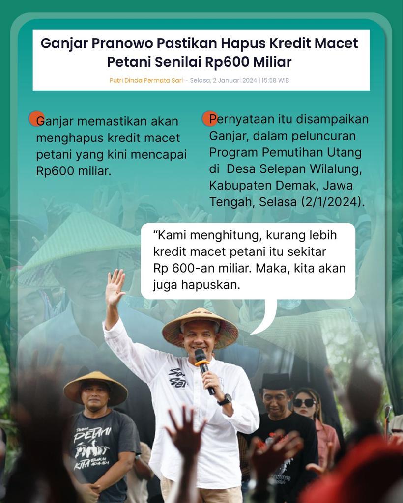 Maarrrr2's tweet photo. @JatimDkgGanjar Ganjar Hapuskan Hutang https://t.co/Y1SNoZFVjb