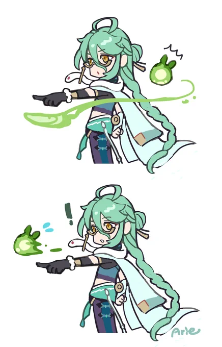 つられて出撃しちゃう仙霊ちゃん 